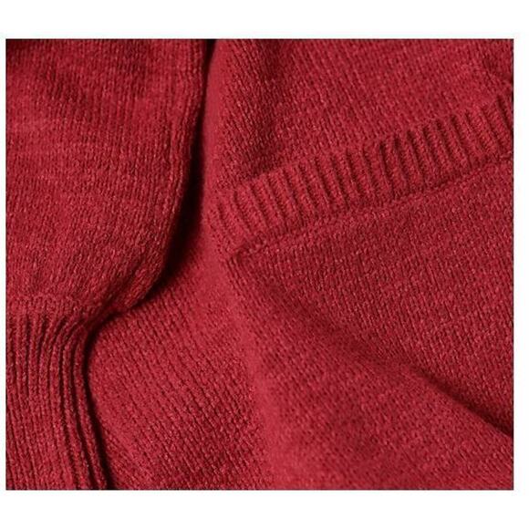 ANYBODY NEW $55 Sweater Knit‎ Open Front Cardigan in Berry Red XS - Picture 4 of 4